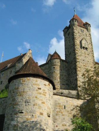 The Red Tower as viewed from outside
